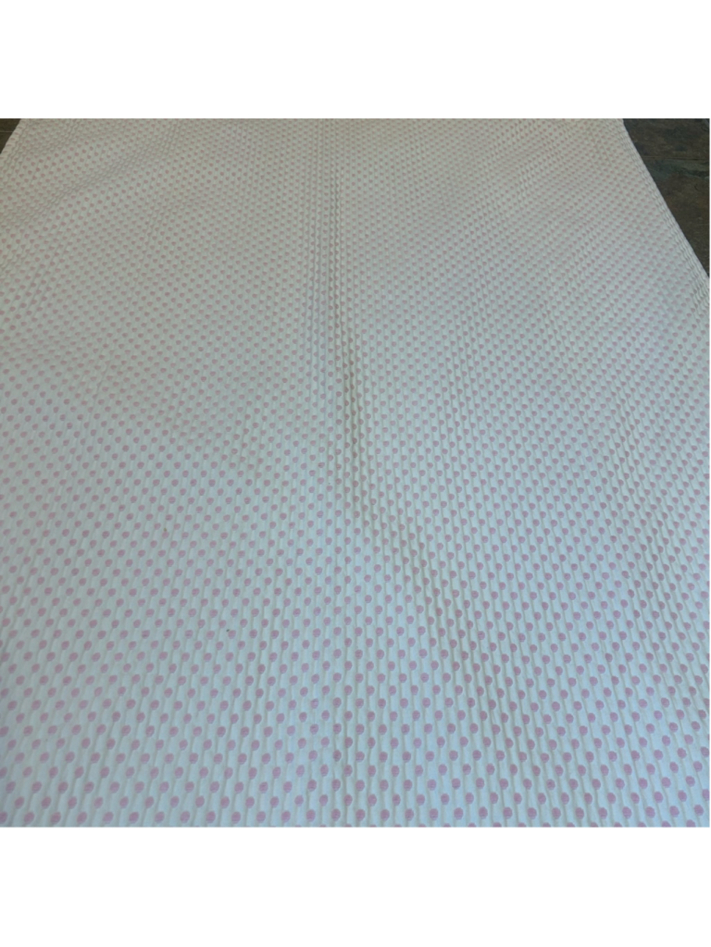 Pottery Barn Kids Swiss Dot White and Pink Polka Dot Curtain Panels 2 Whimsy